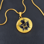 Almost Sold Out - Pentagram Necklace - Circle Luxury Necklace