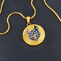 Almost Sold Out - Pentagram Necklace - Circle Luxury Necklace