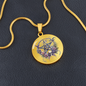 Almost Sold Out - Pentagram Necklace - Circle Luxury Necklace