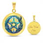 Almost Sold Out - Pentagram Necklace - Circle Luxury Necklace
