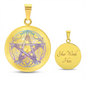 Almost Sold Out - Pentagram Necklace - Circle Luxury Necklace