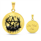 Almost Sold Out - Pentagram Necklace - Circle Luxury Necklace