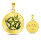 Almost Sold Out - Pentagram Necklace - Circle Luxury Necklace