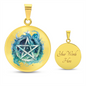 Almost Sold Out - Pentagram Necklace - Circle Luxury Necklace