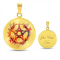 Almost Sold Out - Pentagram Necklace - Circle Luxury Necklace