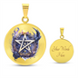 Almost Sold Out - Pentagram Necklace - Circle Luxury Necklace