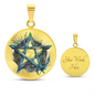 Almost Sold Out - Pentagram Necklace - Circle Luxury Necklace