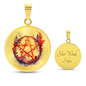 Almost Sold Out - Pentagram Necklace - Circle Luxury Necklace