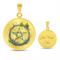 Almost Sold Out - Pentagram Necklace - Circle Luxury Necklace