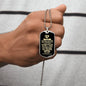 To My Soulmate Dog Tag Necklace