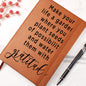 Almost Sold Out - Garden of Gratitude Leather Journal