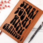 Almost Sold Out -Start Today With Gratitude Leather Journal