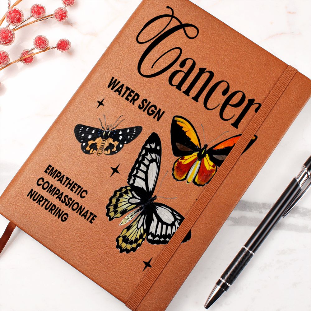Almost Sold Out - Cancer Zodiac Leather Journal