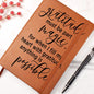 Almost Sold Out - Gratitude Must Be Magic Leather Journal