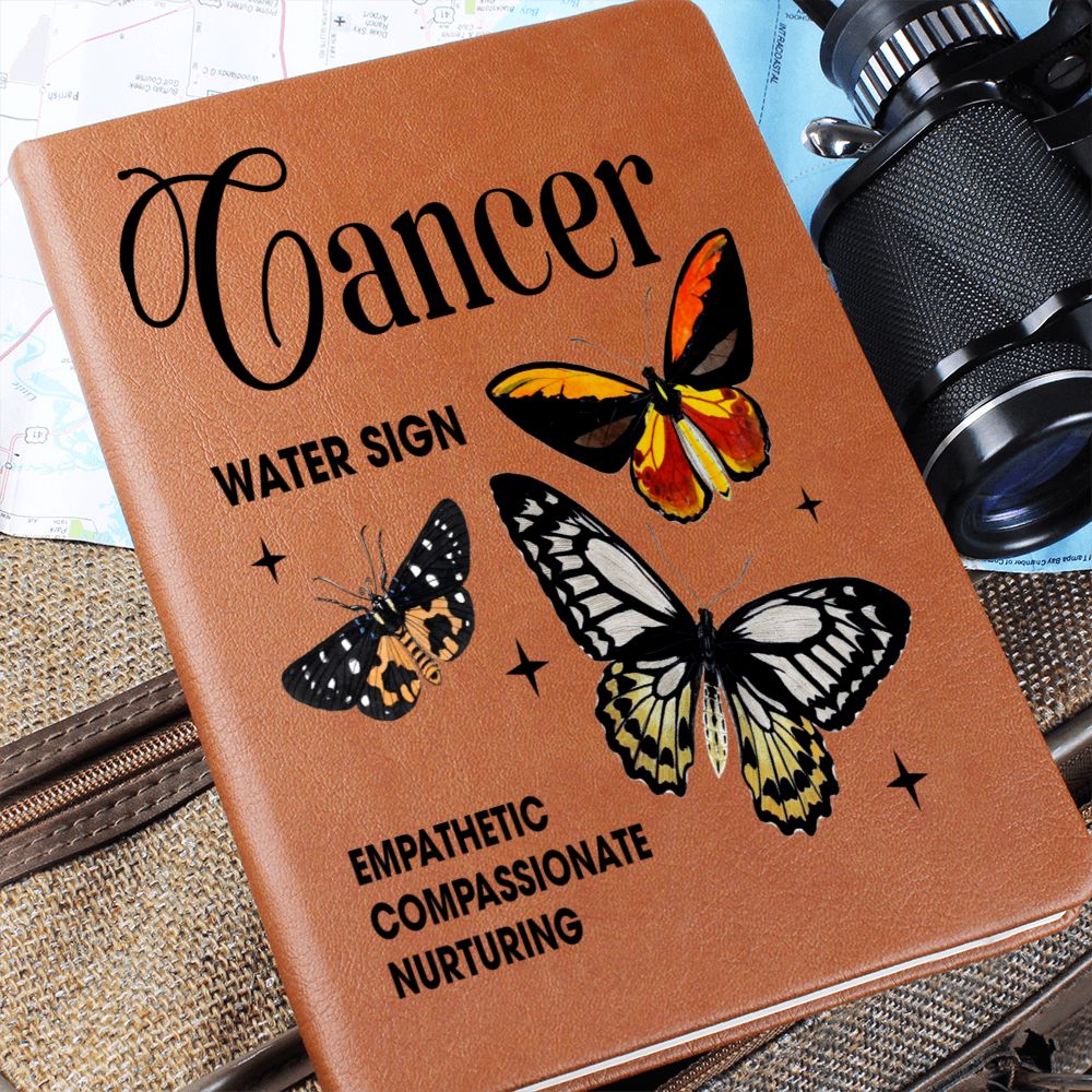 Almost Sold Out - Cancer Zodiac Leather Journal