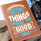 Almost Sold Out - Thoughts Become Things Leather Journal