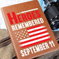 Almost Sold Out - 9-11 Heroes Remembered- Leather Journal