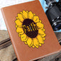 Almost Sold Out - Faith Sunflower Leather Journal