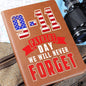 Almost Sold Out - 9/11 Patriot Day - Leather Journal