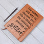 Almost Sold Out - Number One Way is Gratitude Leather Journal