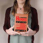 Almost Sold Out - 9-11 Heroes Remembered- Leather Journal