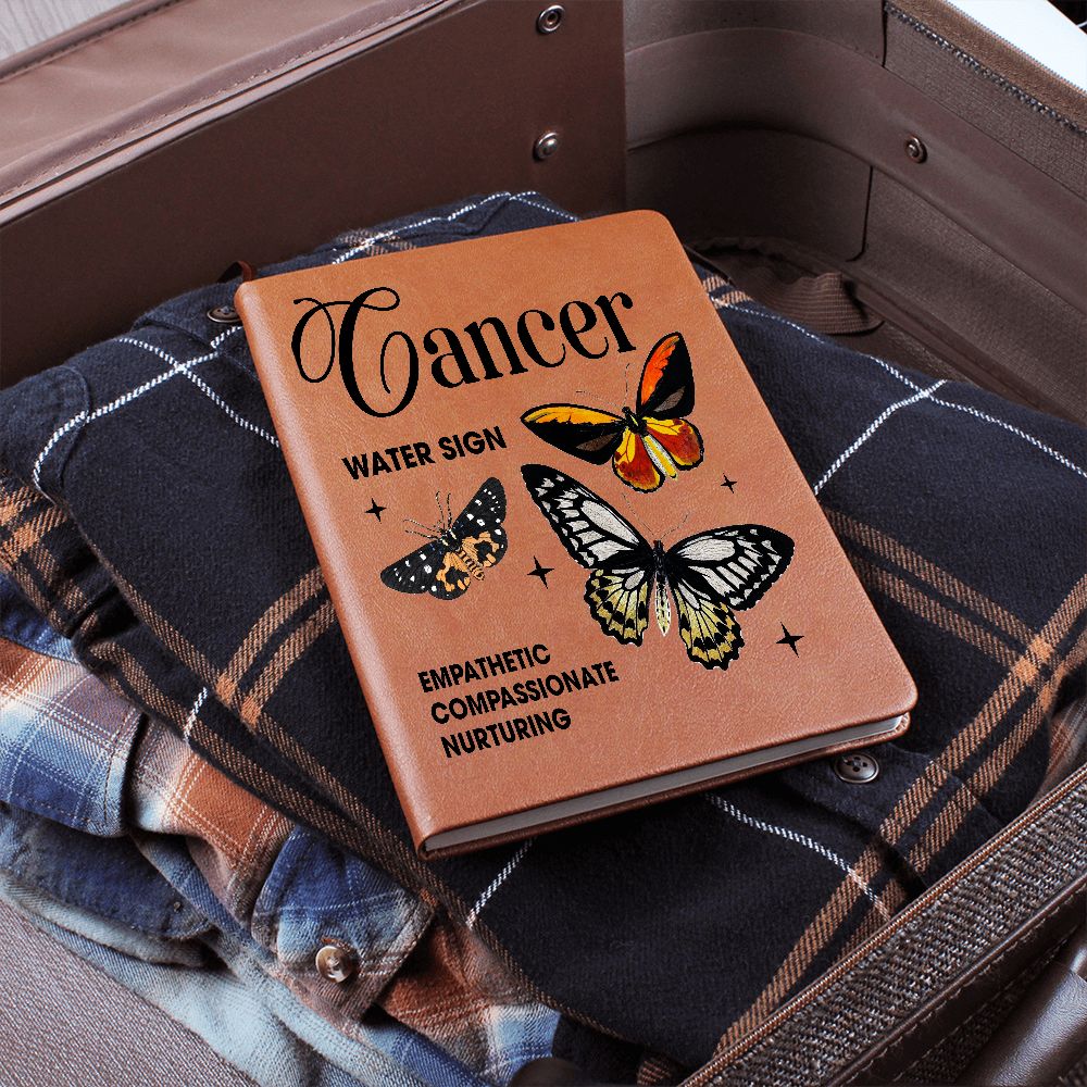Almost Sold Out - Cancer Zodiac Leather Journal
