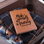 Almost Sold Out - Make Yourself A Priority Leather Journal