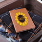 Almost Sold Out - Faith Sunflower Leather Journal