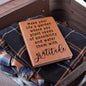 Almost Sold Out - Garden of Gratitude Leather Journal