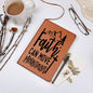 Almost Sold Out - Faith Can Move Mountains Leather Journal