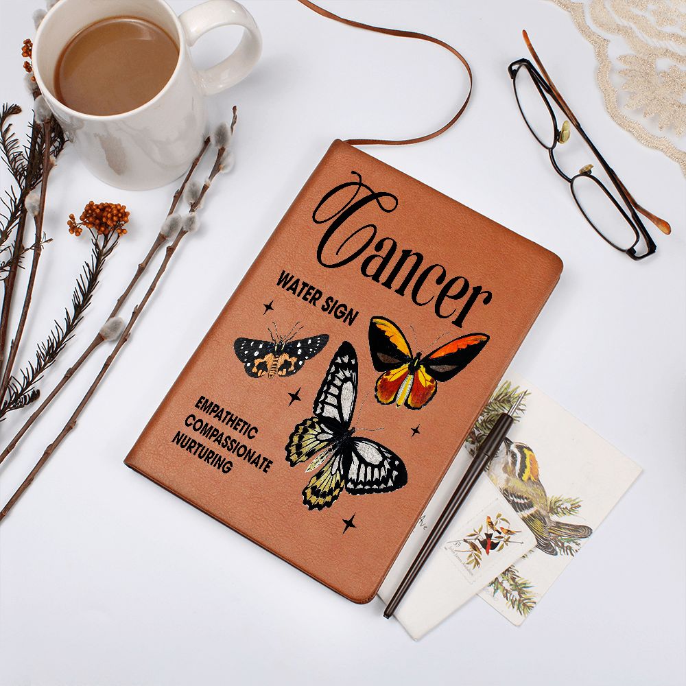 Almost Sold Out - Cancer Zodiac Leather Journal