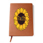 Almost Sold Out - Faith Sunflower Leather Journal