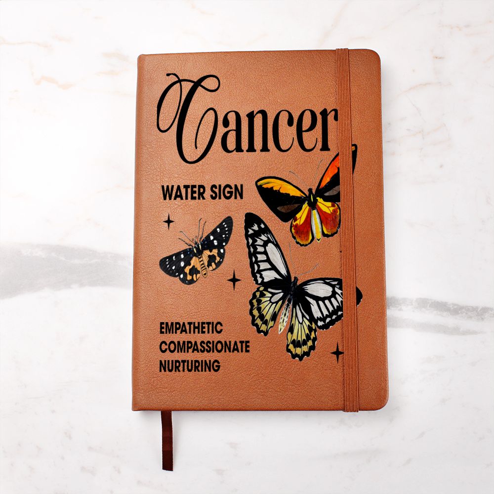 Almost Sold Out - Cancer Zodiac Leather Journal