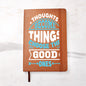 Almost Sold Out - Thoughts Become Things Leather Journal