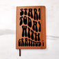 Almost Sold Out -Start Today With Gratitude Leather Journal
