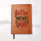 Almost Sold Out - Let The Journey Begin Leather Journal