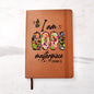 Almost Sold Out - I Am God's Masterpiece Leather Journal