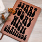 Almost Sold Out -Start Today With Gratitude Leather Journal
