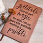 Almost Sold Out - Gratitude Must Be Magic Leather Journal