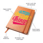 Almost Sold Out - Thoughts Become Things Leather Journal
