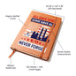 Almost Sold Out - We Will Never Forget - Leather Journal
