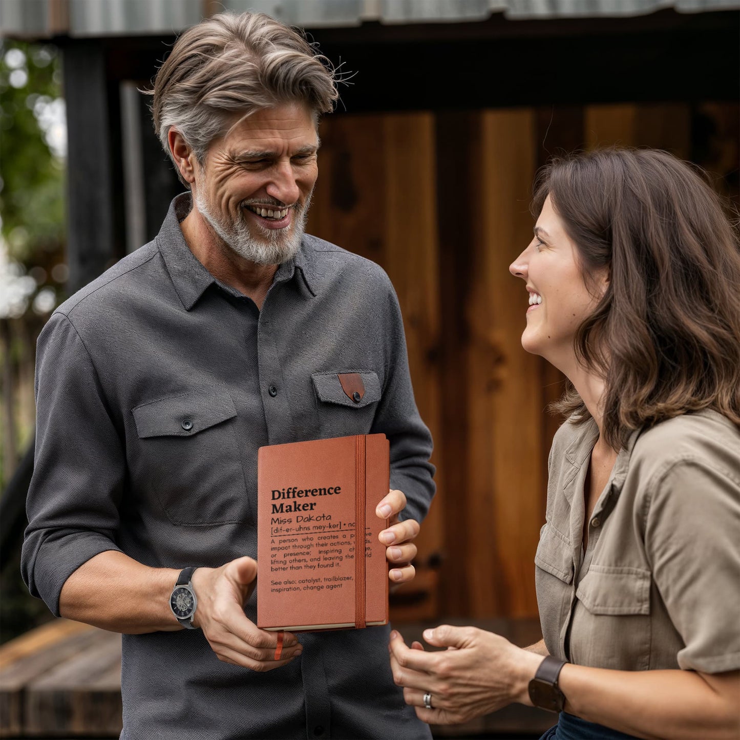Difference Maker Leather Journal