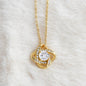 Gold Love Knot Necklace