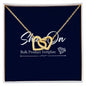 GOLD INTERLOCKING HEARTS