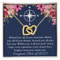 Almost Sold Out - Class of 2023 - Interlocking Hearts Necklace