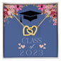 Almost Sold Out - Class of 2023 - Interlocking Hearts Necklace