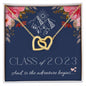 Almost Sold Out - Class of 2023 - Interlocking Hearts Necklace