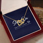 GOLD INTERLOCKING HEARTS