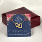 Almost Sold Out - Class of 2023 - Interlocking Hearts Necklace
