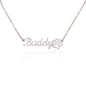 Almost Sold Out - Personalized Name with Dog Paw Necklace